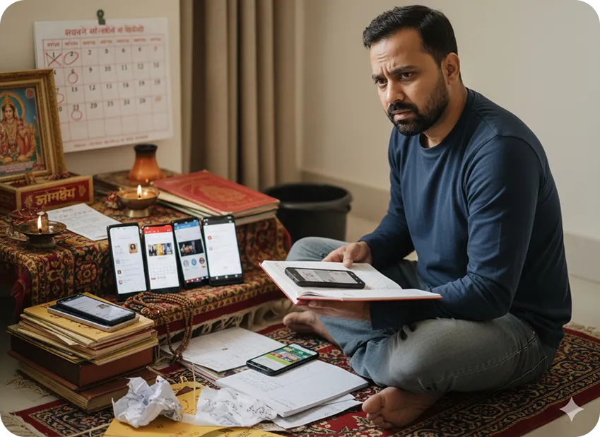 Manual booking process